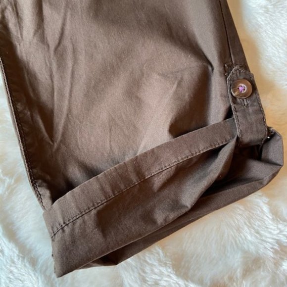 2/$30 Old Navy Brown Capri Pants Girl's Size 10 - Picture 2 of 14